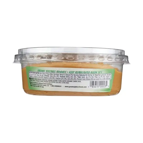 Hummus Organic Vegetable 6