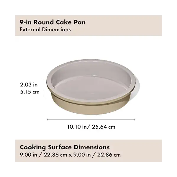 Round Cake Non-Stick Ceramic Pan 9 Inc, 1 EA 7