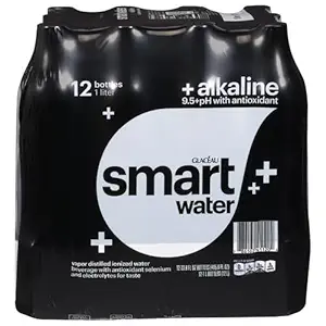 Alkaline & Antioxidant Smartwater 1L 12 Pack, 33.8 FZ