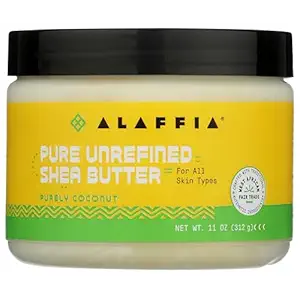 Purely Coconut Authentic African Unrefined Shea Butter, 11 OZ