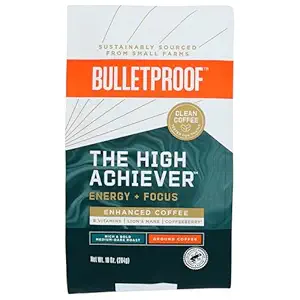 The High Achiever Enhanced Ground Coffee, 10 OZ