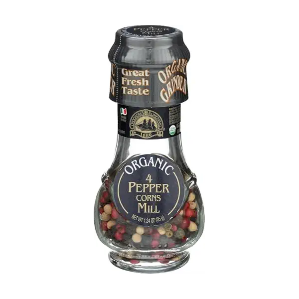 Organic 4 Seasons Peppercorns Mill, 1.24 oz 1