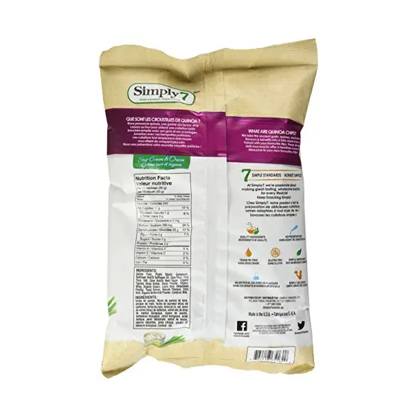 Quinoa Chips Sour Cream & Onion 2