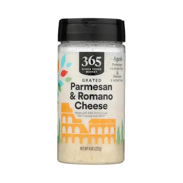 Grated Parmesean & Romano Cheese, 8 OZ 1