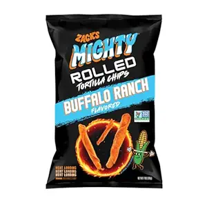 Organic Buffalo Ranch Rolled Tortilla Chips, 7 OZ