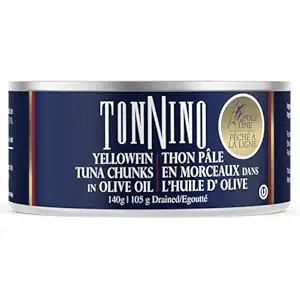 Yellow Fin Tuna Chunks in Olive Oil Tin, 140 GR