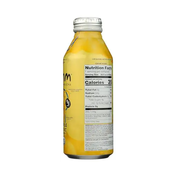 Organic Pnappl Trmeric Probiome Kombucha, 16 FZ 3