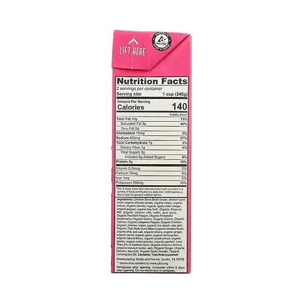 Thai Curry Soup With Bone Broth, 16.9 OZ 7