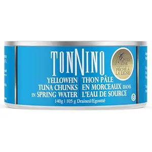 Yellow Fin Tuna Chunks in Spring Water Tin, 140 GR