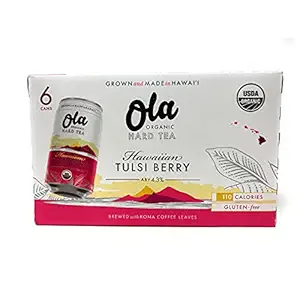 Tulsi Berry Hard Tea 6pk Cans, 12 FZ