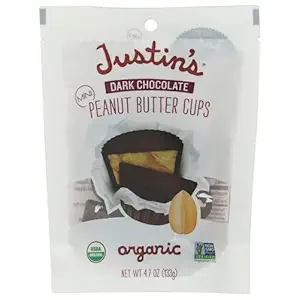 Organic Mini Dark Chocolate Peanut Butter Cups, 4.7 OZ