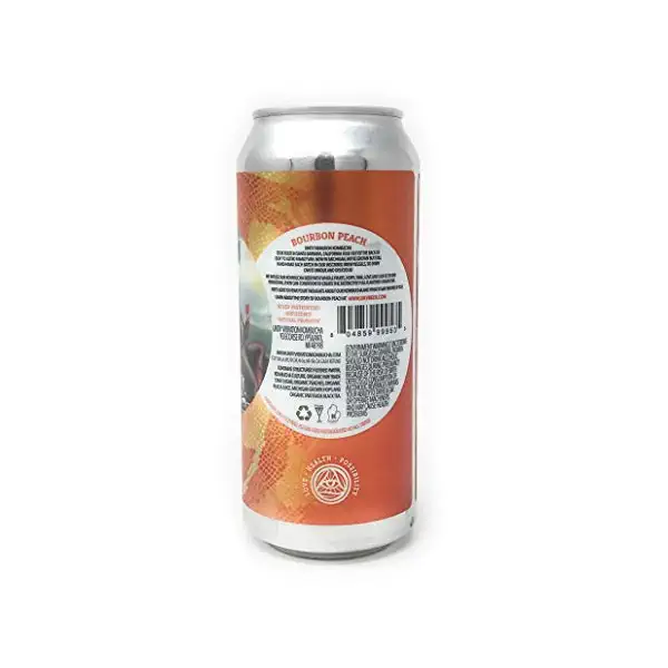 Bourbon Peach Hard Kombucha 16fz Can, 16 FZ 2