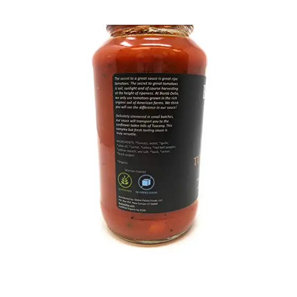 Organic Tuscan Vegetable Pasta Sauce 3