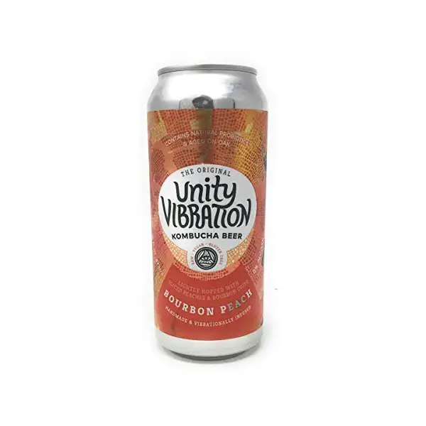 Bourbon Peach Hard Kombucha 16fz Can, 16 FZ 1