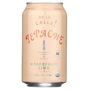 Organic Grapefruit Lime Tepache, 12 FZ