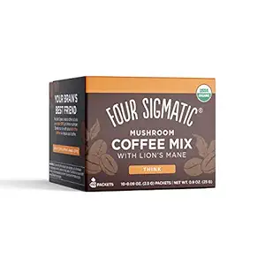 Organic Mushroom Coffee Mix with Lion's Mane 10 Count, 0.09 OZ