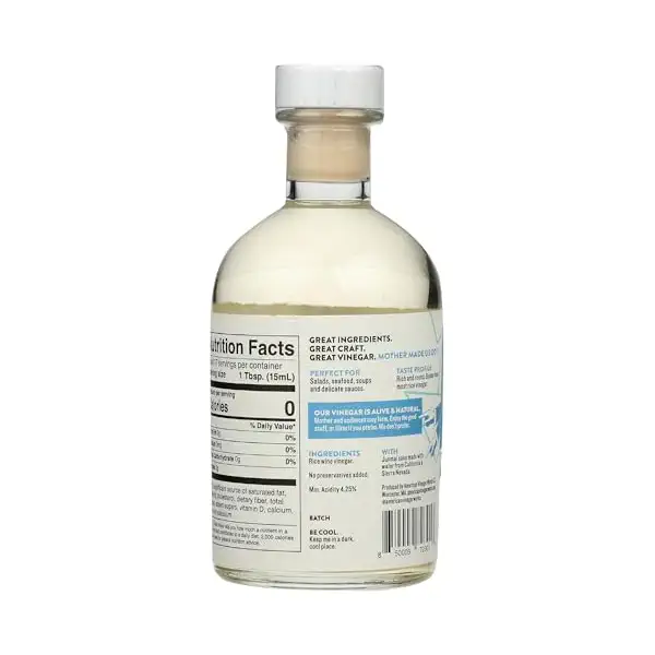 California Junmai Rice Wine Vinegar 2