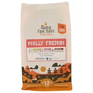 Organic Philly French Roast Coffee, 12 OZ