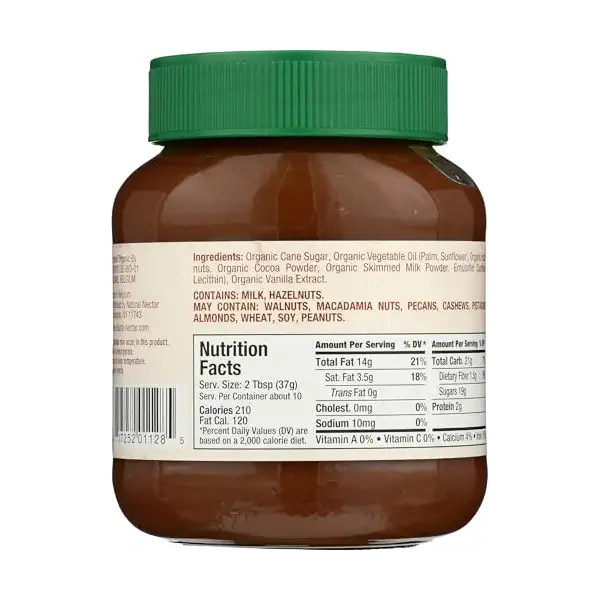 Organic Hazelnut Cocoa Spread 2