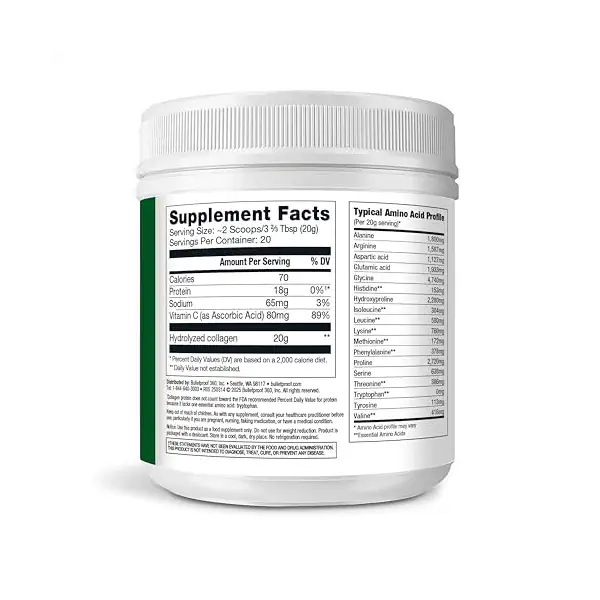 Unflavored Collagen Protein, 14.3 OZ 7