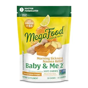 Morning Sickness Nausea Relief Ginger Chews 30 Count, 30 CT