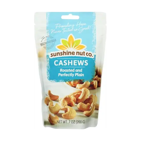 Roasted Plain Cashews, 7 OZ 1
