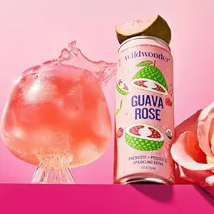 Organic Guava Rose Prebiotic & Probiotic Drink, 12 FZ
