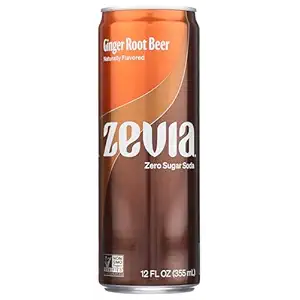 Ginger Root Beer Soda Slim Single, 12 FZ