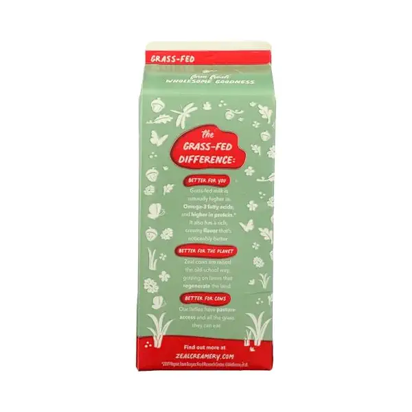 Grass Fed Whole Milk, 64 FZ 2