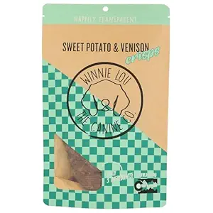 Winnie Lou Sweet Potato & Venison Dog Treat Crisps, 2.5 OZ