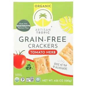 Organic Tomato Herb Crackers, 4.25 OZ