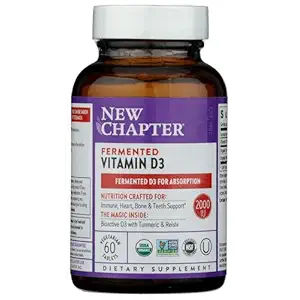 Organic 2000IU Fermented Vitamin D3 60 Count, 60 CT
