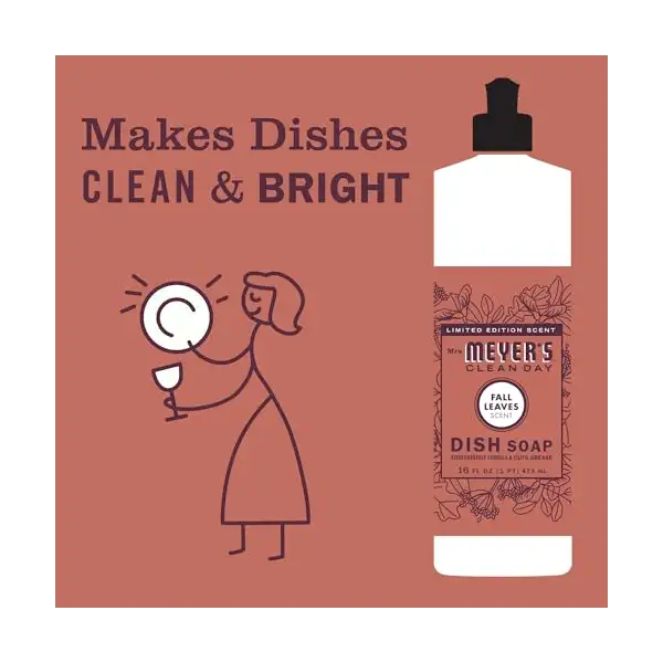 Fall Leaves Dish Soap, 16 FZ 4