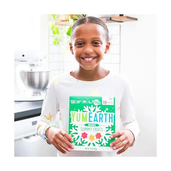 Organic Holiday Gummy Fruits 15ct, 7.5 OZ 6