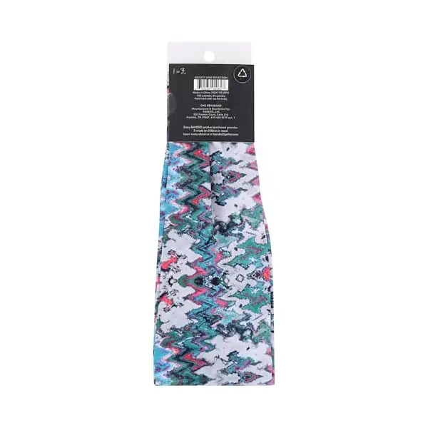 Headband Athletic Ascend Geo Pink 2