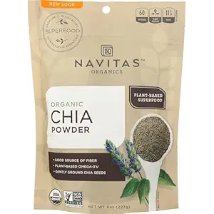 Organic Sprouted Chia Seed Powder, 8 OZ