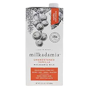 Unsweetened Vanilla Macadamia Milk, 32 FZ
