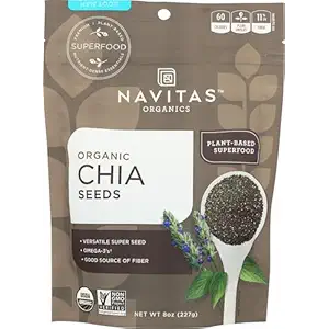 Organic Chia Power Whole Chia Seeds, 8 OZ