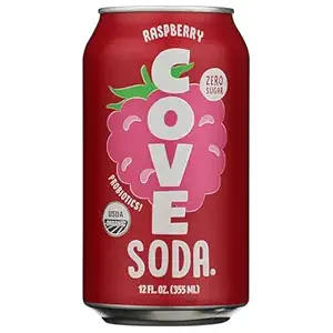 Organic Raspberry Soda, 12 FZ
