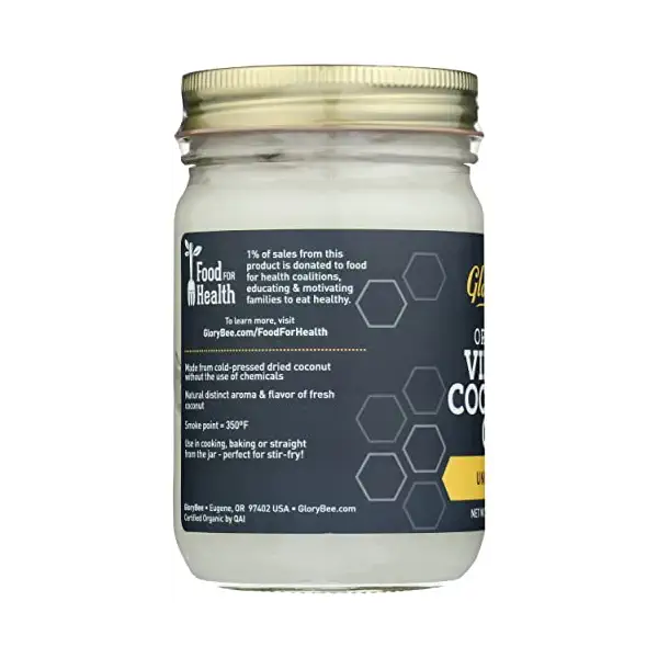 Organic Extra Virgin Coconut Oil, 12 FZ 6