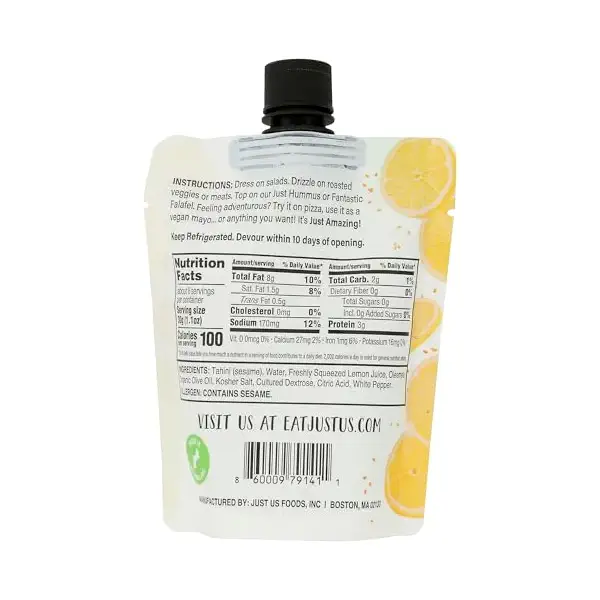 Just Amazing Original Tahini Dressing 2