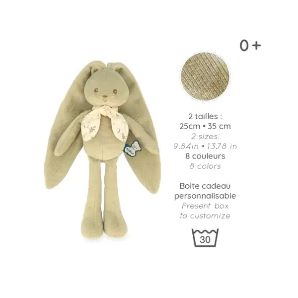 Lapinoo Small Green Plush, 1 EA 3