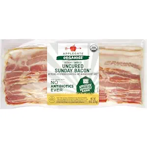 Organic Hickory Smoked Uncured Sunday Bacon, 8 OZ