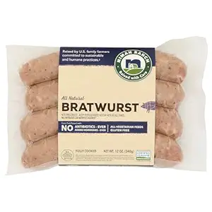 Pork Bratwurst, 12 OZ