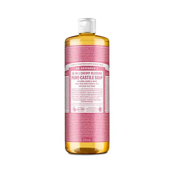 Cherry Blossom Pure Castile Liquid Soap 1