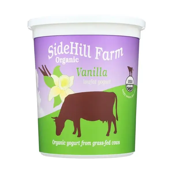 Organic Yogurt Lowfat Vanilla 1