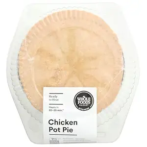 Whole Foods Market, Prepared Foods Pot Pies, Chicken - Small, 13.5 Ounce
