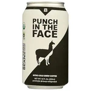Organic Punch In The Face Nitro Cold Brew Coffee, 12 FZ