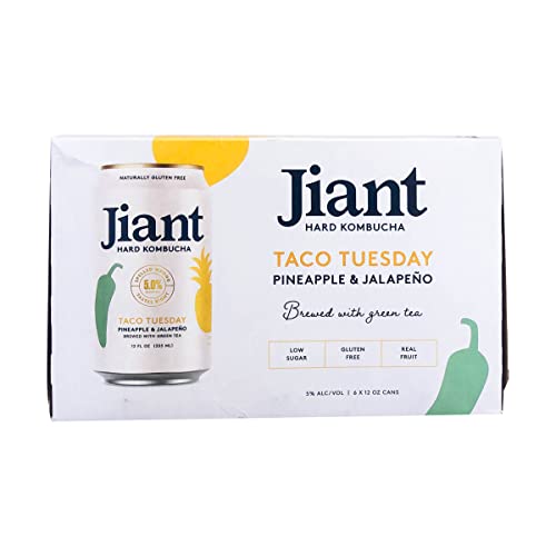 Organic Taco Tuesday Hard Kombucha 6pk Cans, 12 FZ at Whole