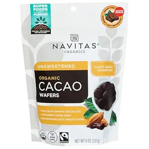 Organic Unsweetened Cacao Wafers, 8 OZ